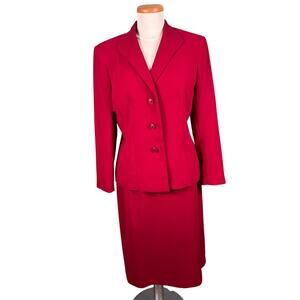 Evan Picone Women's Size 10 Office Career Executive Jacket & Skirt Suit Set